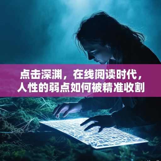 点击深渊,在线阅读时代,人性的弱点如何被精准收割 点击深渊,在线阅读时代,人性的弱点如何被精准收割