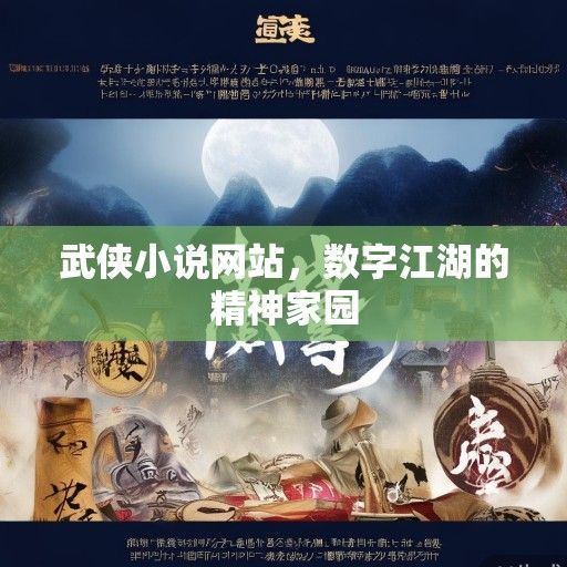 武侠小说网站，数字江湖的精神家园