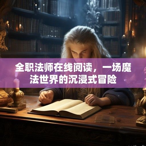 全职法师在线阅读，一场魔法世界的沉浸式冒险