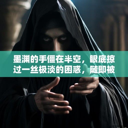 墨渊的手僵在半空，眼底掠过一丝极淡的困惑，随即被温和的关切取代，可是又做噩梦了？他柔声问道，声音里带着小心翼翼的呵护，你重伤初愈，心神不稳，莫要再想那些前尘旧事了。一切有我