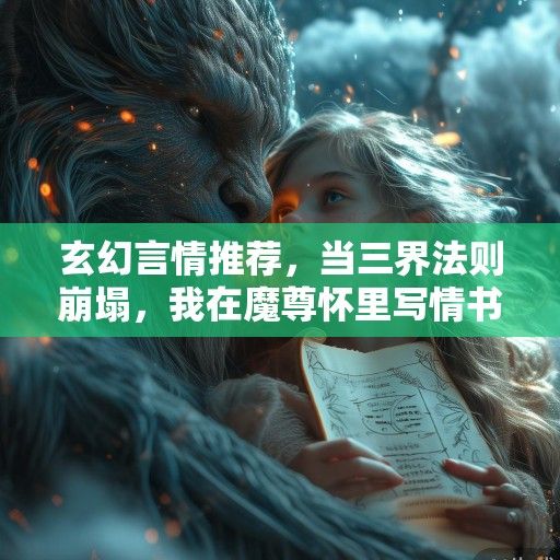 玄幻言情推荐，当三界法则崩塌，我在魔尊怀里写情书