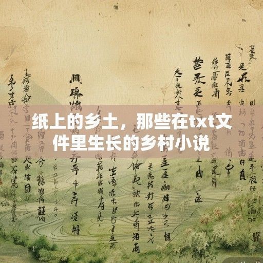 纸上的乡土，那些在txt文件里生长的乡村小说
