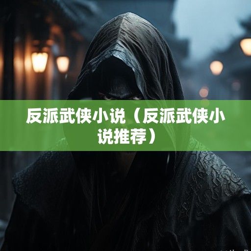 反派武侠小说（反派武侠小说推荐）
