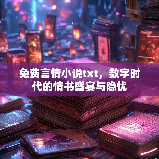 免费言情小说txt，数字时代的情书盛宴与隐忧