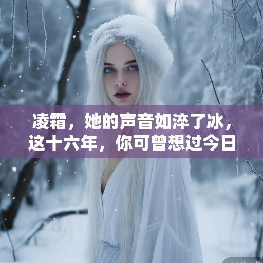 凌霜，她的声音如淬了冰，这十六年，你可曾想过今日？