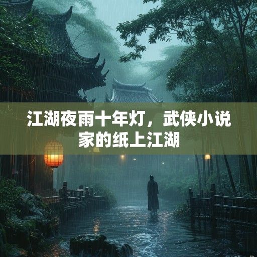 江湖夜雨十年灯，武侠小说家的纸上江湖