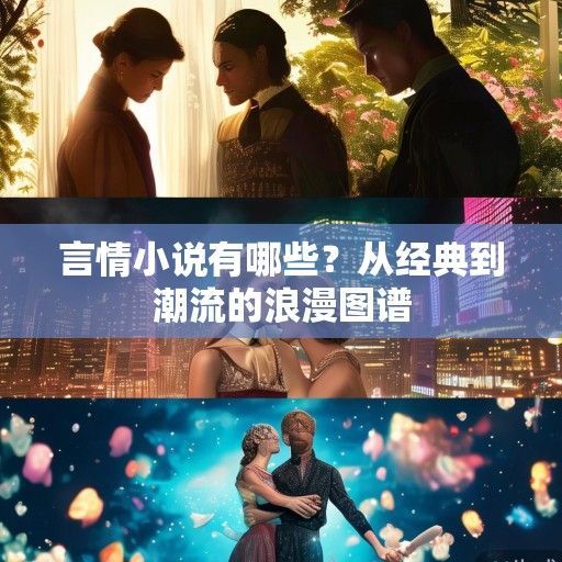 言情小说有哪些？从经典到潮流的浪漫图谱
