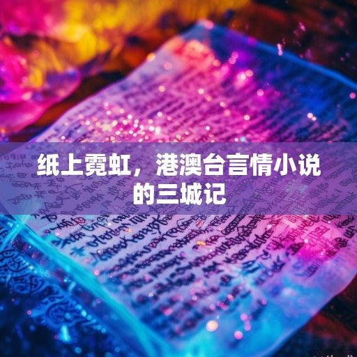 纸上霓虹，港澳台言情小说的三城记