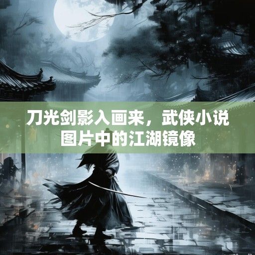 刀光剑影入画来，武侠小说图片中的江湖镜像