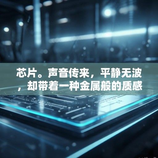 芯片。声音传来，平静无波，却带着一种金属般的质感