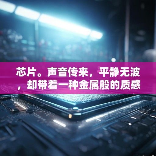 芯片。声音传来，平静无波，却带着一种金属般的质感