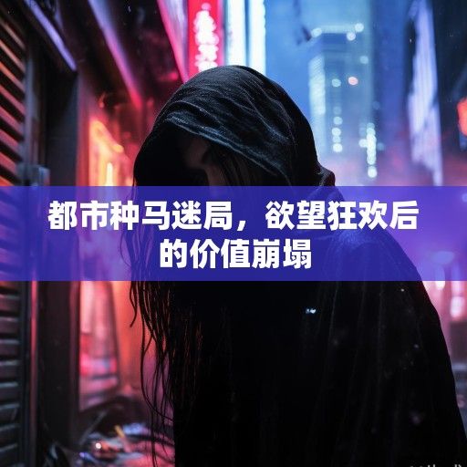 都市种马迷局，欲望狂欢后的价值崩塌