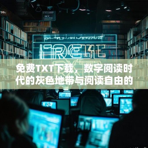 免费TXT下载，数字阅读时代的灰色地带与阅读自由的边界