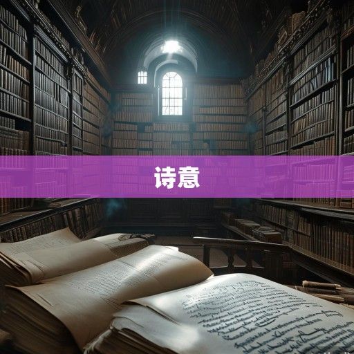 书馆里的月光与诗行