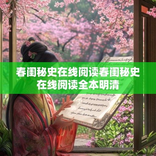 春闺秘史在线阅读，数字时代的古典情欲叙事新解