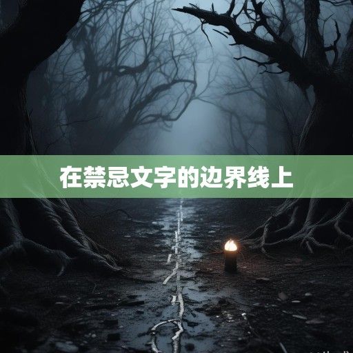 在禁忌文字的边界线上