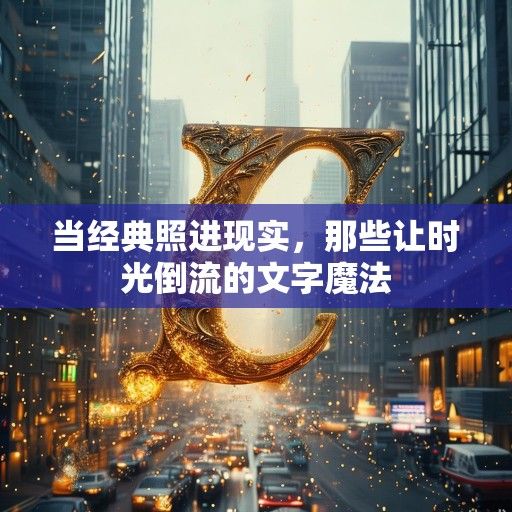 当经典照进现实，那些让时光倒流的文字魔法