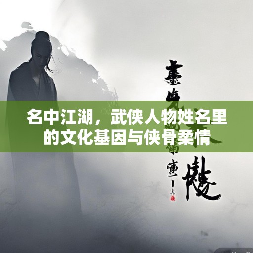 名中江湖，武侠人物姓名里的文化基因与侠骨柔情