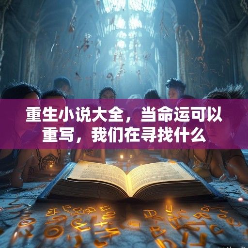 重生小说大全，当命运可以重写，我们在寻找什么