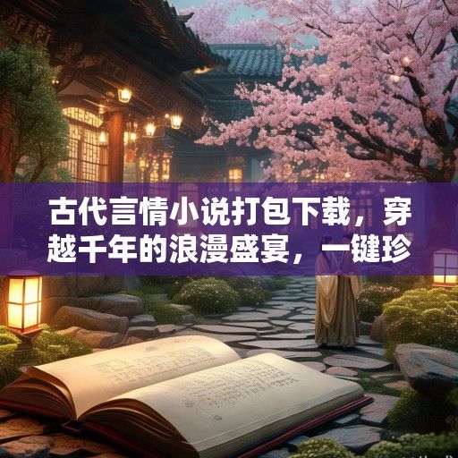 古代言情小说打包下载，穿越千年的浪漫盛宴，一键珍藏古典情缘