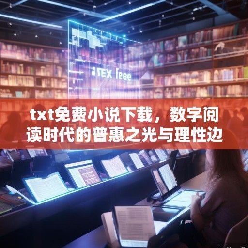txt免费小说下载，数字阅读时代的普惠之光与理性边界
